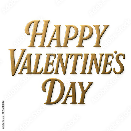 Happy valentine's day textured text overlay isolated on transparent background