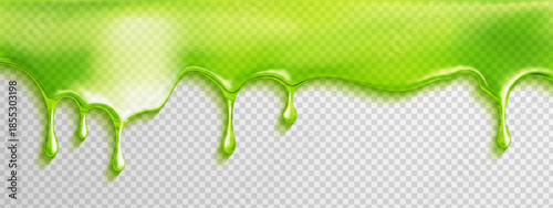 Toxic slime green background with drip halloween splash and snot liquid 3D. Paint fluid phlegm with toxic design and slime green texture for spooky comic. Jelly splatter aesthetic for halloween