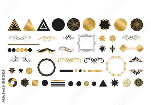 Glossy multimedia UI web buttons set with colorful 3D glass icons SVG on transparent background