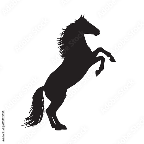 horse silhouette vector