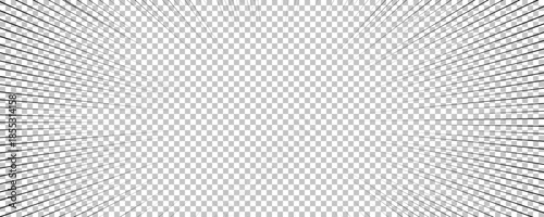 Black comic book transparent background