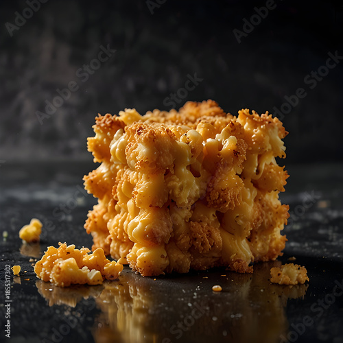 Deep fried mac n cheese bites in crispy golden perfection
