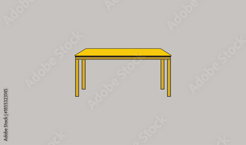 Wooden editable  table vector design