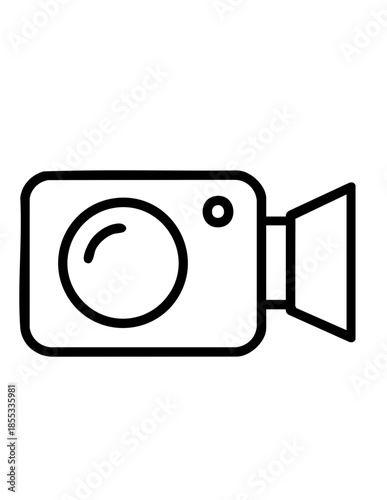 Simple camera icon for photography and videography needs