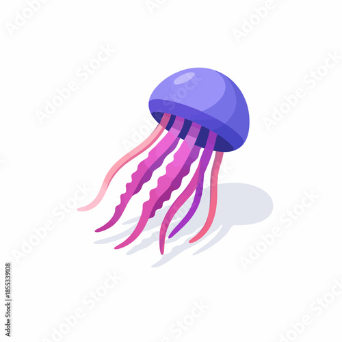 Medusa en tonos pastel