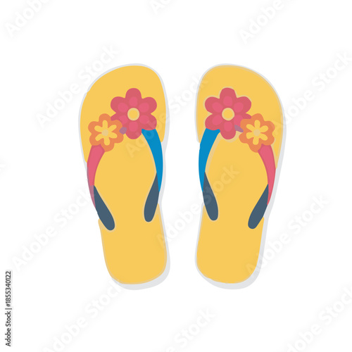 flip flops vector illustration