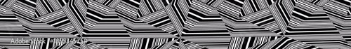 Stripes Animation. Seamless loop animation. Abstract background video.  7680 X 1080 Wallpaper.