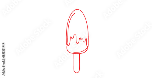 Ice cream line art