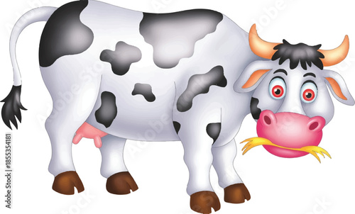 funny cow cartoon