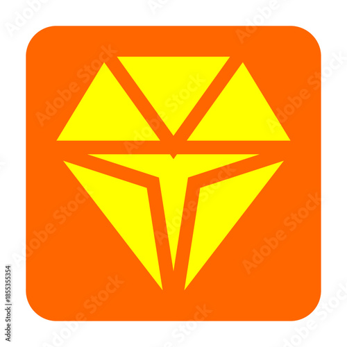 Origami vector, clip art, and symbol. Flat design of  origami concept and simple design