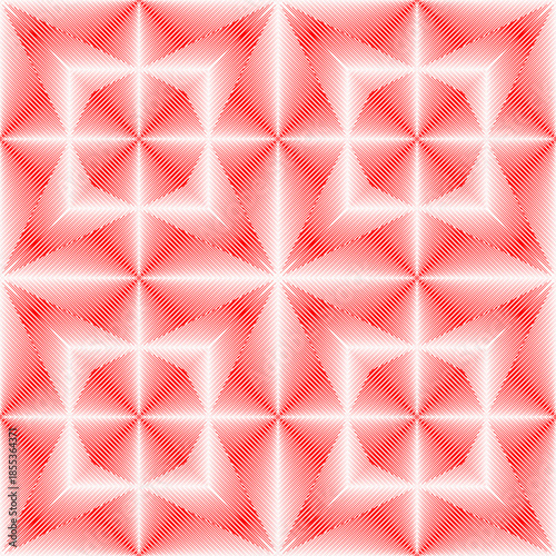 Optical ornament. Seamless pattern. Lines backdrop. Op art background. Geometric wallpaper. Modern motif. Digital paper. Textile print. Linear design. Abstract image. Vector work.