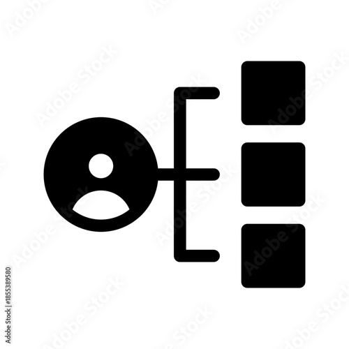Management Icon Vector Symbol Design Illustration