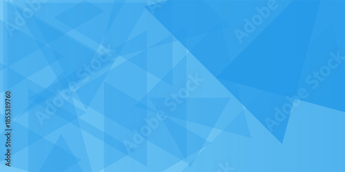 Abstract background of translucent triangles in light blue colors. design modern vector ilustration.