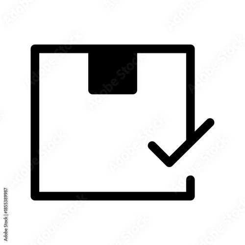 Delivery Protection Icon Vector Symbol Design Illustration
