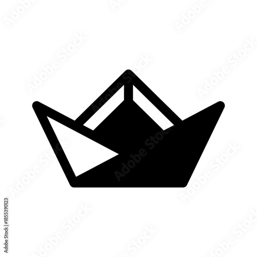 Origami Icon Vector Symbol Design Illustration