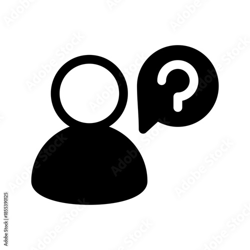 Question Icon Vector Symbol Design Illustration