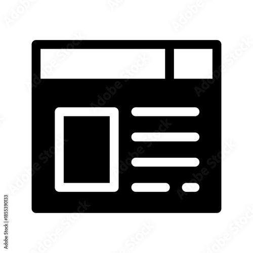 Website Icon Vector Symbol Design Illustration