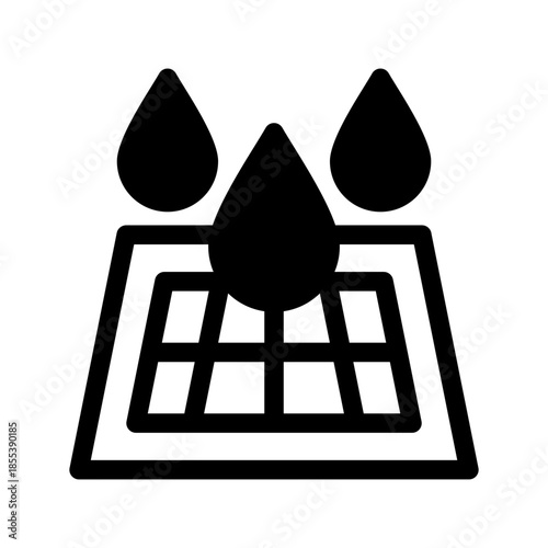 Drainage Icon Vector Symbol Design Illustration