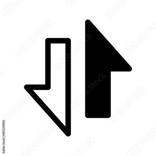 Sort Icon Vector Symbol Design Illustration