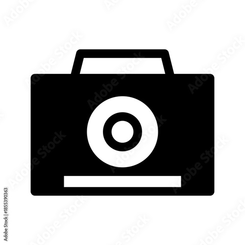 Photo Camera Icon Vector Symbol Design Illustration