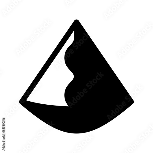 Samosa Icon Vector Symbol Design Illustration