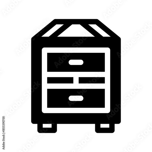 Drawer Icon Vector Symbol Design Illustration