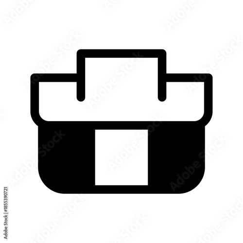 Briefcase Icon Vector Symbol Design Illustration