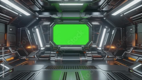 fiber optics background with lots light spots with green screen