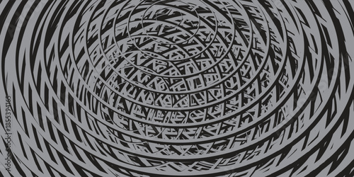 3D gradient holographic disc icon. Abstract hologram circle. 3D vector illustration. art