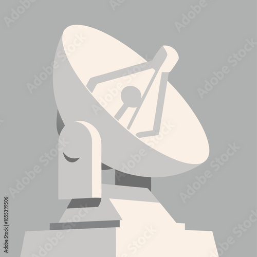 Satellite Dish Antenna for Communication and Technology.