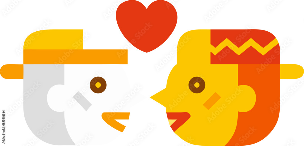 Obraz premium Tender Moments of Togetherness