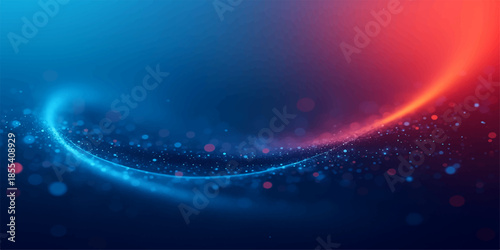 Abstract blue background with glowing light rays and digital wave motion design creating a bright energy effect over dark space art wallpaper