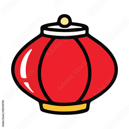 Vibrant Vector Icon of Sweet Dumplings in a Bowl for Traditional Festive Food Design