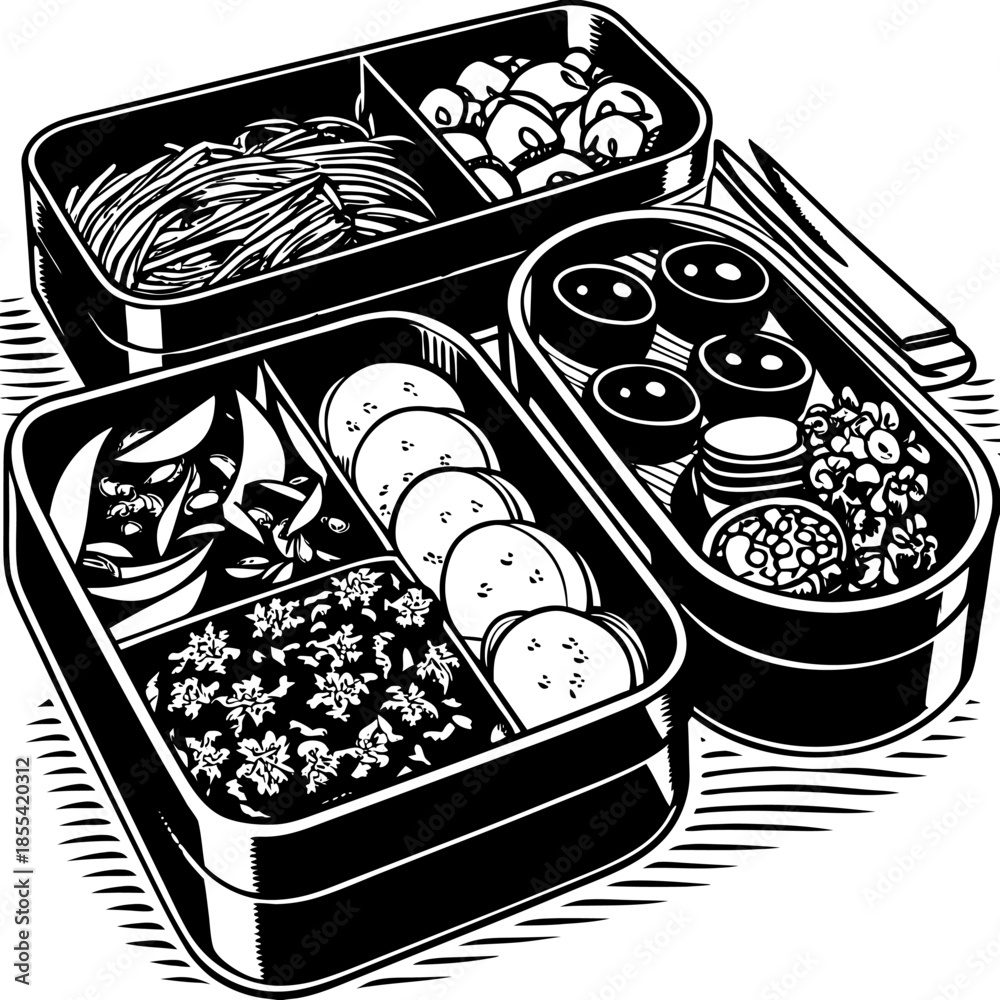 Fototapeta premium Healthy Meal Kit Inspiration