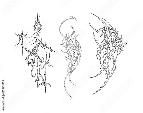 cybersigilism tattoo design