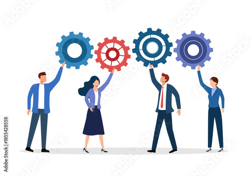 Work together as a team or collaborate for success