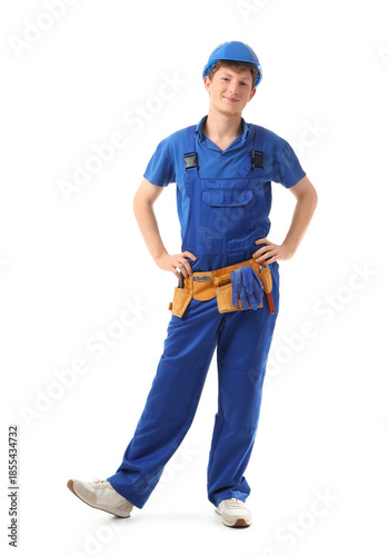 Young male construction wor...