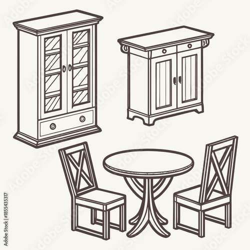Classic furniture set