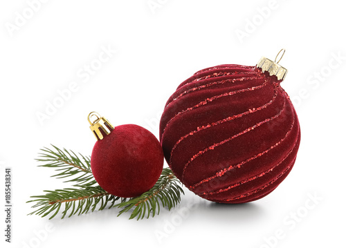 Beautiful Christmas balls a...