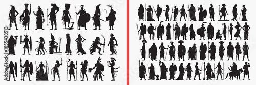 standing people silhouettes vector, walking human clipart, lifestyle character svg, daily activity illustration, men women graphics, black people silhouettes, urban life vector art, human posture desi