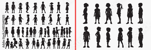 standing people silhouettes vector, walking human clipart, lifestyle character svg, daily activity illustration, men women graphics, black people silhouettes, urban life vector art, human posture desi