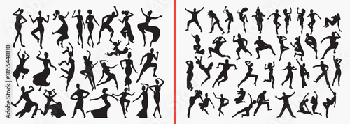 martial arts silhouettes vector, fighting people clipart, combat action poses, kung fu svg, karate illustration, black warrior silhouettes, self defense vector art, attack defense graphics, battle pos