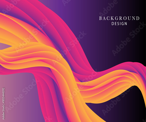 Colorful fluid shape background