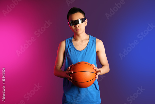 Sporty young Asian man in A...