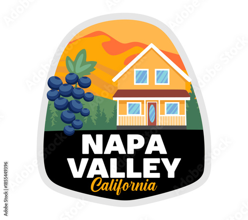 beautiful natural views and sky in napa valley california