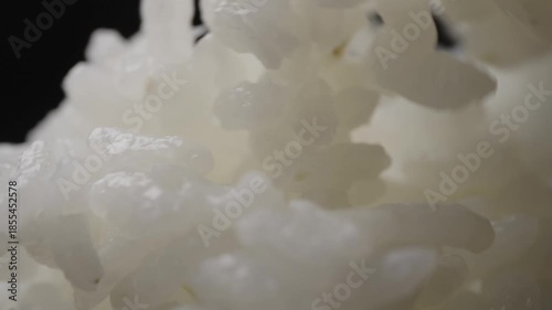 白米のクローズアップの動画