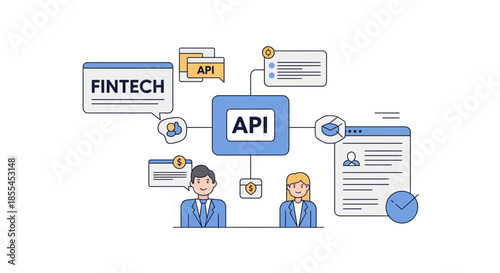 API Integration and Fintech Innovation Connecting People and Technology.