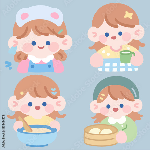 Cute Set of Girls