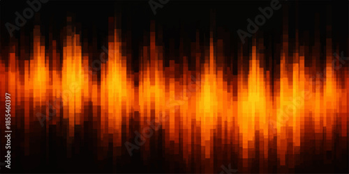 Abstract fiery backgrounds featuring orange and red flames, depicting hot energy and bright motion