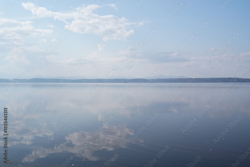 Fototapeta premium 青森県_小川原湖